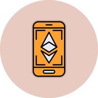 Ethereum Scan Vecto Icon vector