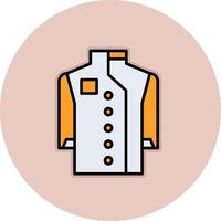 Chef Coat Vecto Icon vector