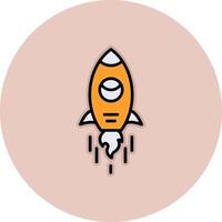 Spaceship Vecto Icon vector