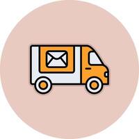 Postal Delivery Vecto Icon vector