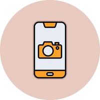 Smartphone Camera Vecto Icon vector