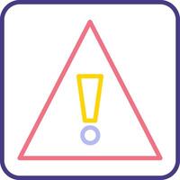 Caution Sign Vecto Icon vector