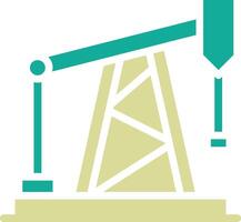 Drilling Oil Vector Icon