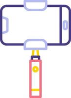 Selfie Stick Vecto Icon vector