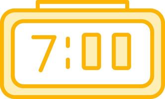 Digital Clock Vecto Icon vector