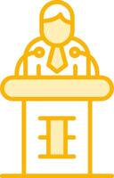 Briefing Vecto Icon vector