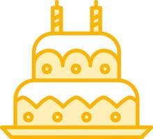 Birthday cake Vecto Icon vector