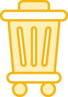 Trash Bin Vecto Icon vector