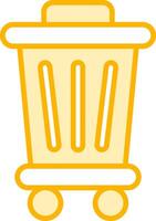 Trash Bin Vecto Icon vector