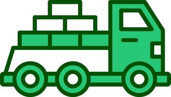 Logistics Delivery Truck Vecto Icon vector