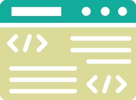 icono de vector de programación