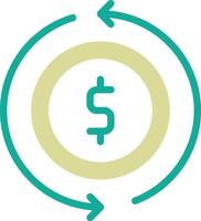 Money Flow Vector Icon