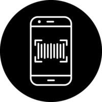 Phone Scanning Vecto Icon vector