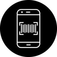 Phone Scanning Vecto Icon vector