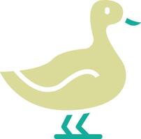 Pato vector icono