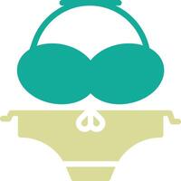 Women Swimsuit Vector Icon