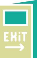 Emergency Exit Vector Icon