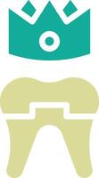 Dental Crown Vector Icon