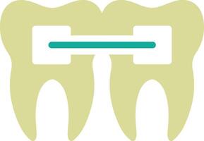 Tooth Braces Vector Icon