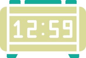 Digital Clock Vector Icon