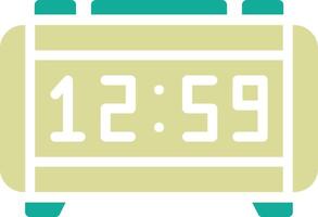 Digital Clock Vector Icon