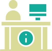 Information Desk Vector Icon