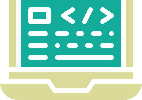 Web Coding Vector Icon
