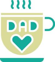 DAD Mug Vector Icon