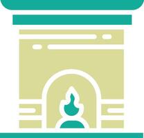 Fireplace Vector Icon