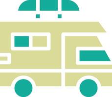 Camper Van Vector Icon