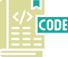 Coding Book Vector Icon