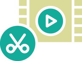 Film Editing Vector Icon