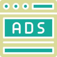 Online Ads Vector Icon