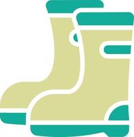 Farming Boots Vector Icon