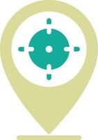 Target Location Vector Icon