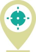 Target Location Vector Icon