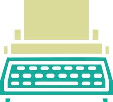 Typewriter Vector Icon