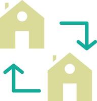 House Exchange Vector Icon