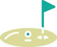 icono de vector de golf