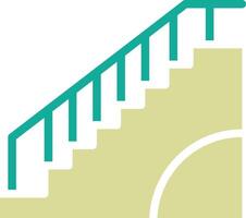 icono de vector de escaleras