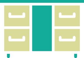 Drawer Table Vector Icon