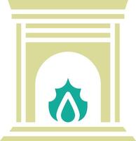 Fireplace Vector Icon