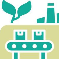 Eco Factory Vector Icon