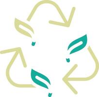 Leaf Recycle Vector Icon