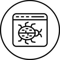 Website Bug Vector Icon Vector Icon