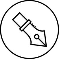 Fountain Pen Vector Icon