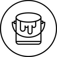 Paint Bucket Tool Vector Icon