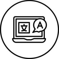 Language Course Vector Icon