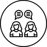 Conversation Vector Icon