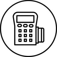 Pos Terminal Vector Icon